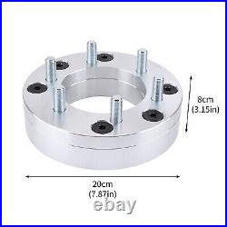 For Chevy 6 Lug Rim on 8x6.5 Hub 2 Wheel Adapters 8x6.5 To 6 Lug 5.5 Spacers For Chevy 6 Lug Rim on 8x6.5 Hub 2 Wheel Adapters 8x6.5 To 6 Lug 5.5 Spacers