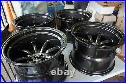 For Datsun S30 AE86 TA22 240Z S130 JDM 15 Staggered banana retro Style wheels