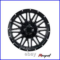 For F-150 4Runner Tacoma 20x10 Black Milling Spoke Wheel Rim for 6x139.7 ET -24