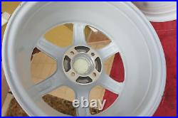 For Honda dc2 ek9 ef8 ef9 sb3 eg6 gd3 JDM 15 Racing Style white wheels rim TE