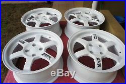 For Honda dc2 ek9 ef8 ef9 sb3 eg6 gd3 jazz JDM 15 Racing Style white wheels rim