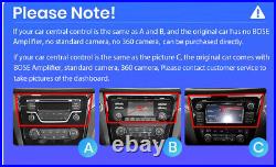 For Nissan Xtrail Qashqai 4-64G Wireless Carplay Android Car Stereo Radio GPS