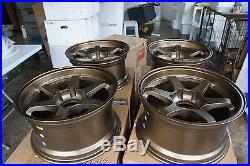 For land cruiser pajero LC2 triton 4runner JDM 17 Racing Style bronze wheels 4x4