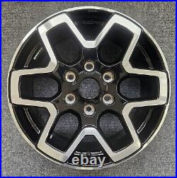 Ford Bronco 18 x 7.5 Factory OEM Wheel 2021-2023 Original Rim Black / Machined Ford Bronco 18 x 7.5 Factory OEM Wheel 2021-2023 Original Rim Black / Machined