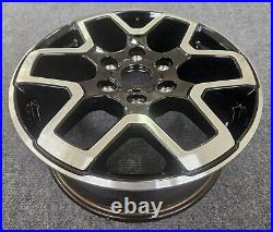Ford Bronco 18 x 7.5 Factory OEM Wheel 2021-2023 Original Rim Black / Machined Ford Bronco 18 x 7.5 Factory OEM Wheel 2021-2023 Original Rim Black / Machined