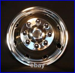 Ford-E350-E450-RV-Motorhome-16 8 hole Stainless-Dually-Wheel-Simulators-SNAP ON Ford-E350-E450-RV-Motorhome-16 8 hole Stainless-Dually-Wheel-Simulators-SNAP ON