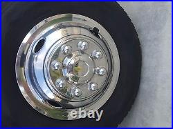 Ford Econoline E350 E450 16 8 Lug Dual Steel Wheel Simulators Dually Hubcaps