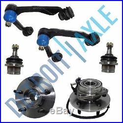 Ford F150 00-03 4x4 ABS 6pc Upper Control Arm Lower Ball Joint Wheel Bearing Hub