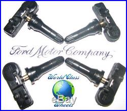 Ford Genuine Oem Tpms Sensors 2009-014 Set 4 De8t-1a180-aa Brand New Take Offs