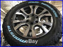 Ford Ranger Wildtrak 18 Inch Genuine Wheels And Tyres Package Monsta Mud