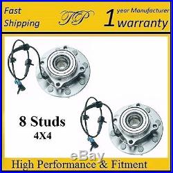 Front Wheel Hub Bearing Assembly for GMC Sierra 2500 HD (4WD) 2001 2006 (PAIR)