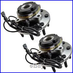 Front Wheel Hub & Bearing LH & RH Pair Set for Ford F250 F350 Excursion 4x4