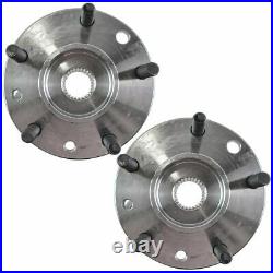 Front Wheel Hubs & Bearings Pair Set of 2 NEW for Chevy GMC Olds 4WD 4x4
