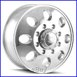 Front and Rear Set-Ion 167 Dually 16x6 8x165.1/8x6.5 Polished Wheels Rims