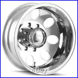 Front and Rear Set-Ion 167 Dually 16x6 8x165.1/8x6.5 Polished Wheels Rims