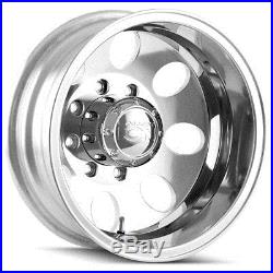 Front and Rear Set-Ion 167 Dually 16x6 8x170 Polished Wheels Rims