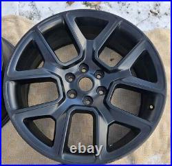 GENUINE 22 Dodge Truck Factory Black Rims OEM Wheels 20 21 22 23 24 Ram 1500 GENUINE 22 Dodge Truck Factory Black Rims OEM Wheels 20 21 22 23 24 Ram 1500