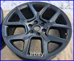 GENUINE 22 Dodge Truck Factory Black Rims OEM Wheels 20 21 22 23 24 Ram 1500 GENUINE 22 Dodge Truck Factory Black Rims OEM Wheels 20 21 22 23 24 Ram 1500