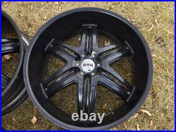 GENUINE 24 DUB Rims Black Rims 6x139.7 Wheels Suburban Tahoe Escalade Denali GENUINE 24 DUB Rims Black Rims 6x139.7 Wheels Suburban Tahoe Escalade Denali