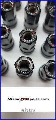 GENUINE Nissan NISMO Forged Steel Open Ended Lug Nuts 40220-TUN01