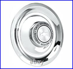 GM Licensed Chevy Corvette Rally Wheel Disc Brakes Centers Flat Caps 15