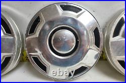 GM Set of 4 1978 1991 Ford Bronco Dog Dish Hubcaps 10.5 (DD155)