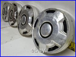 GM Set of 4 1978 1991 Ford Bronco Dog Dish Hubcaps 10.5 (DD155)