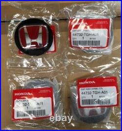 Genuine OEM Honda Civic Type-R Wheel Center Caps FK2 FK8 Black Red H 69mm NEW Genuine OEM Honda Civic Type-R Wheel Center Caps FK2 FK8 Black Red H 69mm NEW