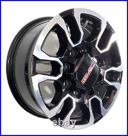 Gmc Sierra 2500 3500 Hd 2020-2024 Factory Oem Black Machined Wheel Rim 5949 #1 Gmc Sierra 2500 3500 Hd 2020-2024 Factory Oem Black Machined Wheel Rim 5949 #1