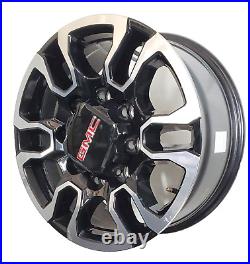Gmc Sierra 2500 3500 Hd 2020-2024 Factory Oem Black Machined Wheel Rim 5949 #1 Gmc Sierra 2500 3500 Hd 2020-2024 Factory Oem Black Machined Wheel Rim 5949 #1