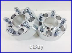 HUB CENTRIC WHEEL SPACERS ADAPTERS 5x114.3 66.1 CB 12X1.25 2 INCH 50MM