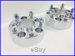 HUB CENTRIC WHEEL SPACERS ADAPTERS 5x114.3 66.1 CB 12X1.25 2 INCH 50MM