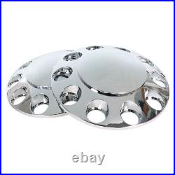 High-end Chrome Hub Cover Front&Rear Lug Semi Truck Wheel Kit Axle Cover 33mm High-end Chrome Hub Cover Front&Rear Lug Semi Truck Wheel Kit Axle Cover 33mm