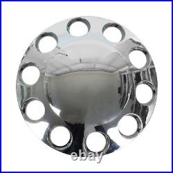 High-end Chrome Hub Cover Front&Rear Lug Semi Truck Wheel Kit Axle Cover 33mm High-end Chrome Hub Cover Front&Rear Lug Semi Truck Wheel Kit Axle Cover 33mm
