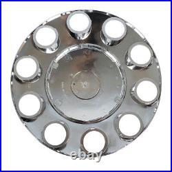 High-end Chrome Hub Cover Front&Rear Lug Semi Truck Wheel Kit Axle Cover 33mm High-end Chrome Hub Cover Front&Rear Lug Semi Truck Wheel Kit Axle Cover 33mm