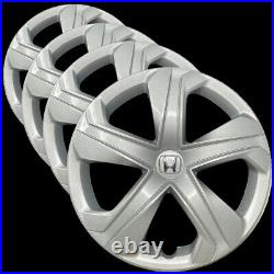 Hubcap Set for Honda Civic 2006-2011, 2014-2020 16-inch Silver Wheel Covers