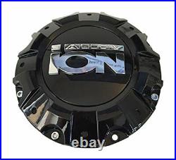 Ion Alloy 187 Gloss Black Center Cap C-218-1-DOWN C1019402B C10194028B C10187B