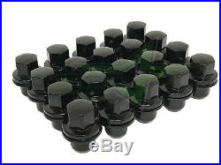 Land Rover OEM Factory Lug Nuts Black 14x1.5 For LR2 LR3 LR4 Evoque Discovery