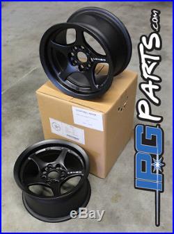 Lenso VPD Black Drag Autocross Wheels 13x7.5 4x100 Civic Integra Miata Rims