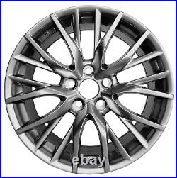 Lexus Wheels 18x8 RX Rims 5x114.3 CB 60.1mm set of 4 HYPER BLACK