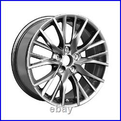 Lexus Wheels 18x8 RX Rims 5x114.3 CB 60.1mm set of 4 HYPER BLACK