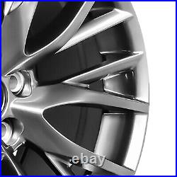 Lexus Wheels 18x8 RX Rims 5x114.3 CB 60.1mm set of 4 HYPER BLACK