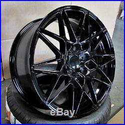 M3 M4 Style 20x8.5/9.5 Gloss Black Wheels Fit BMW F30 328i 335i 340i (Set of 4)