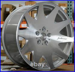 MRR HR3 Wheels 19x9.5 5x114.3 Rims 19 Inch Deep Concave Silver Machined Set 4