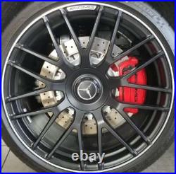 Mercedes Benz C63s E63s CLS63s AMG Dull black center cap wheel hub cover