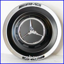 Mercedes Benz GT63 S63 SL63 GLS63 E63 AMG Dull black center cap wheel hub cover