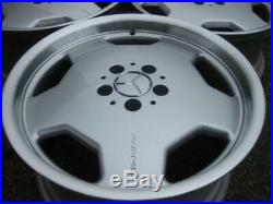 Mercedes Benz S55 CL55 E55 AMG 18 Monoblock OEM Staggered Refinished Wheels