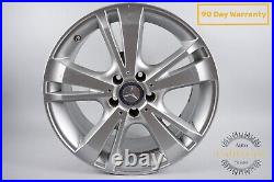 Mercedes W212 E350 Rear Wheel Rim Silver 9 x 18 18 2124013202 OEM Mercedes W212 E350 Rear Wheel Rim Silver 9 x 18 18 2124013202 OEM