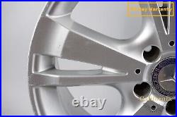 Mercedes W212 E350 Rear Wheel Rim Silver 9 x 18 18 2124013202 OEM