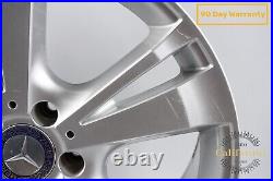 Mercedes W212 E350 Rear Wheel Rim Silver 9 x 18 18 2124013202 OEM Mercedes W212 E350 Rear Wheel Rim Silver 9 x 18 18 2124013202 OEM